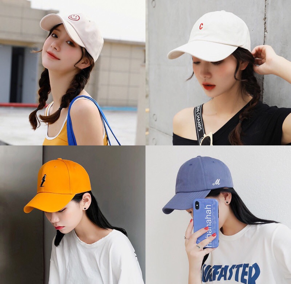 Hat female Korean version of the trend versatile cap Instagram hipster fashion baseball cap spring summer male summer sun sun cap thumbnail