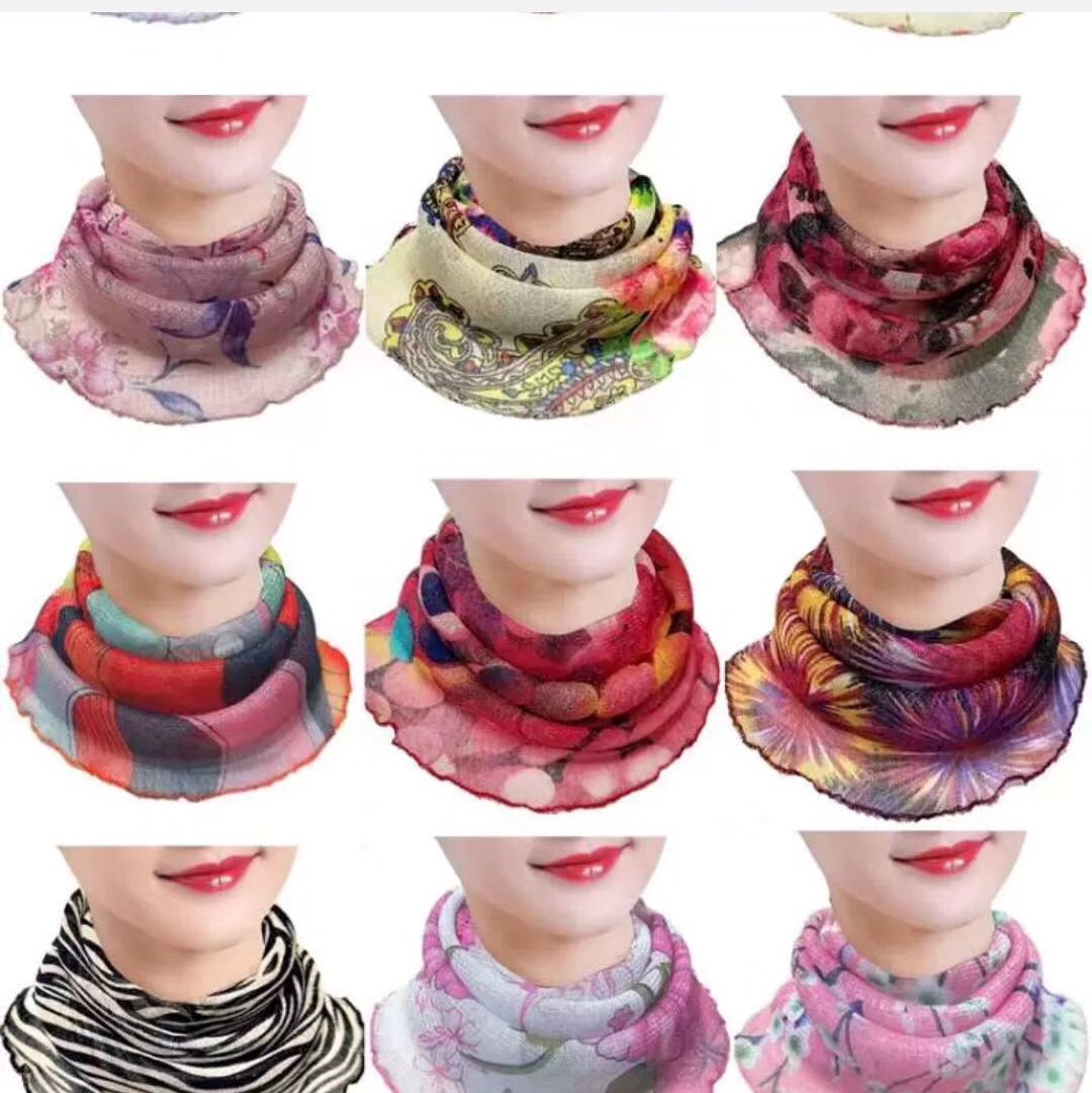 Sunscreen veil summer cycling gear neck mask face mask neck scarf ear-hanging scarf ice cream head scarf thin silk thumbnail