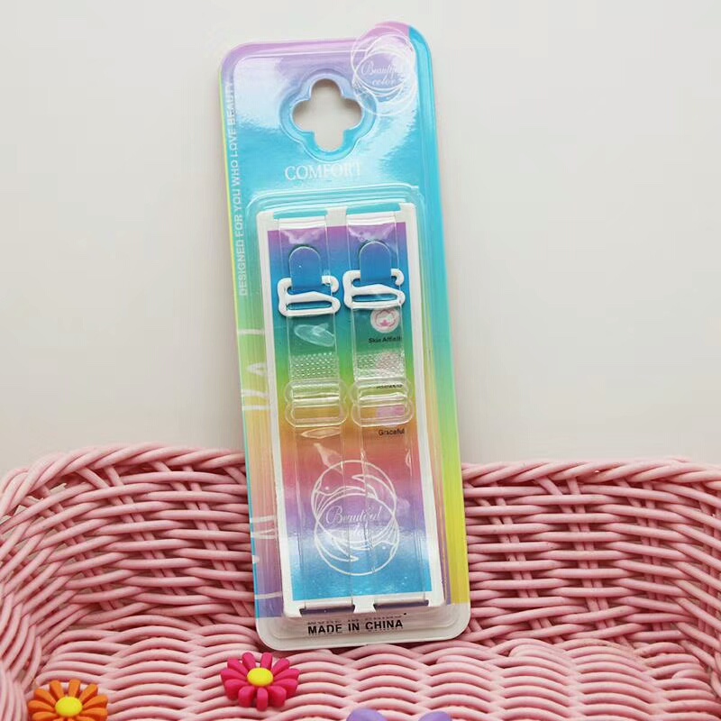 Transparent shoulder strap female seamless invisible bra adjustable sexy student girl summer widening thumbnail