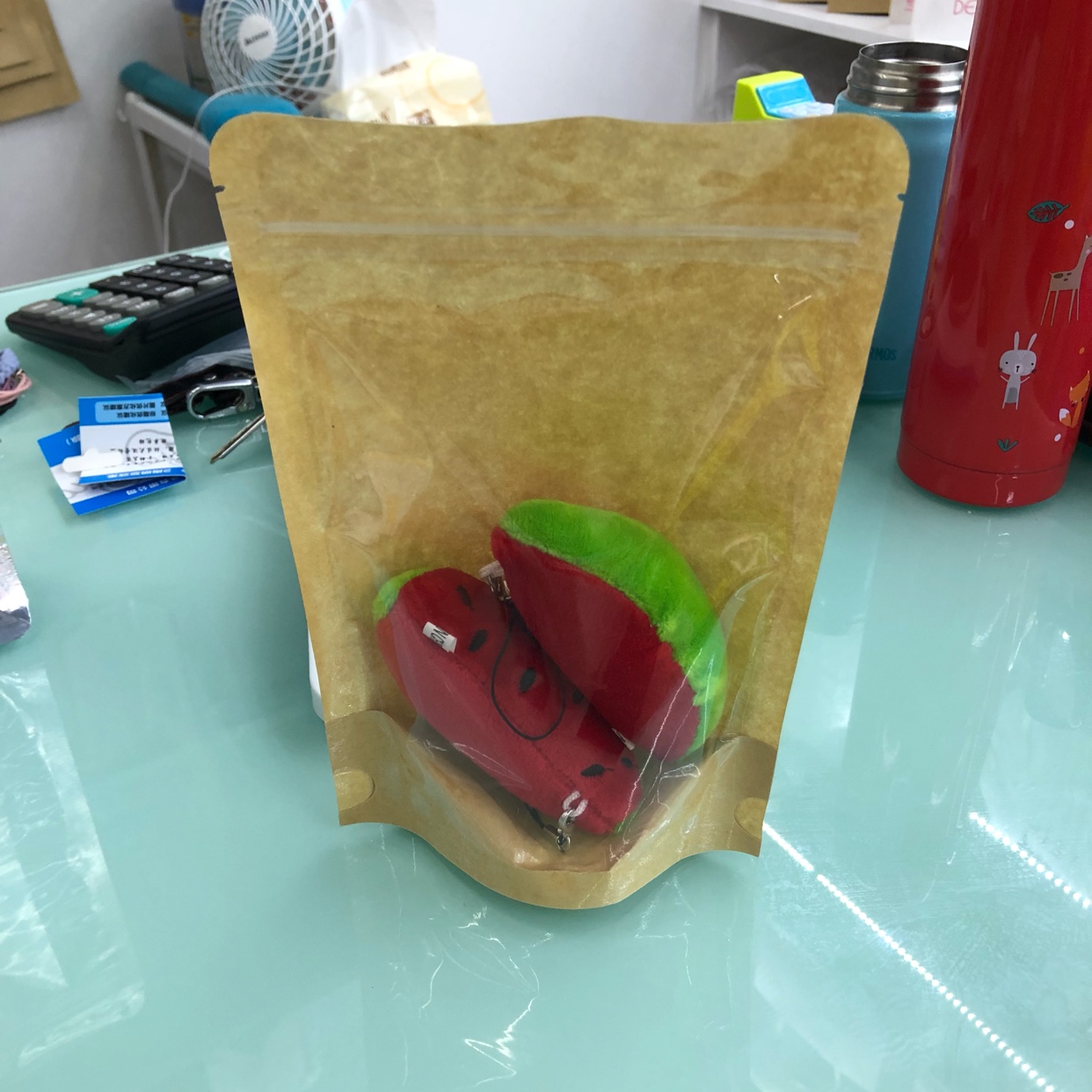 自立透明牛皮纸自封袋20*14+4产品图