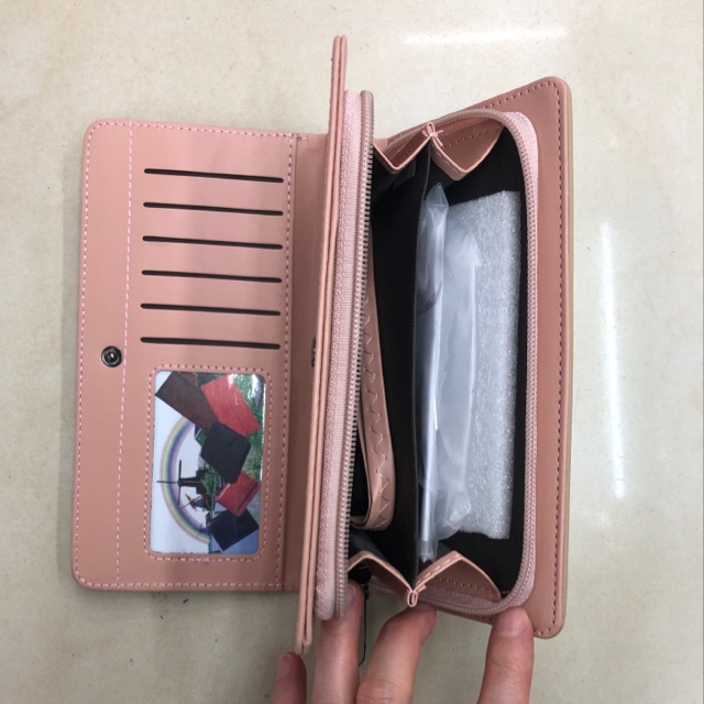 新款两折卡位拉链钱包细节图