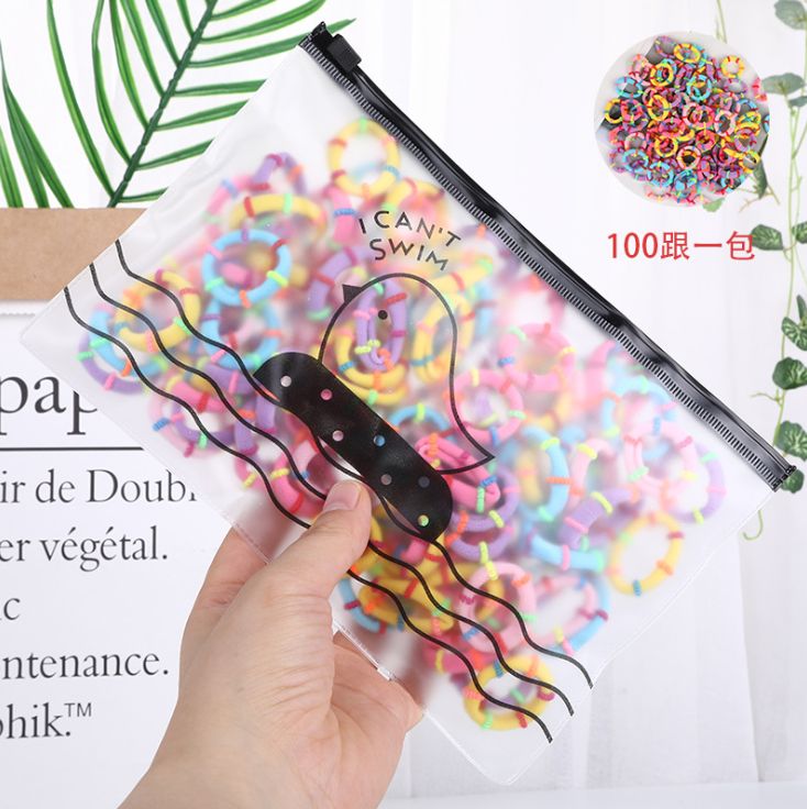 Yiwu Selection high elasticity does not hurt hair tie hair rubber band children's head rope thumbnail