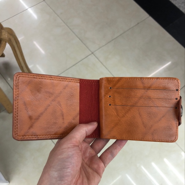 Short men's wallet details Picture