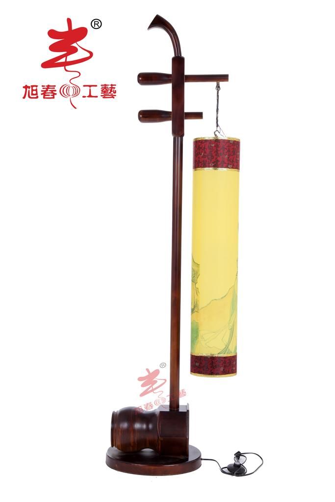 义乌好货 直销绸布钢丝园灯笼广告布灯古典实木家具落地灯