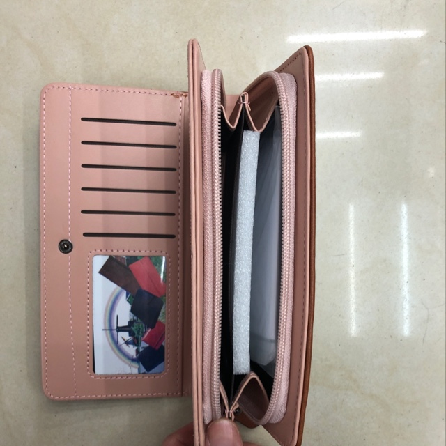 Two-fold slot zipper wallet Specification image