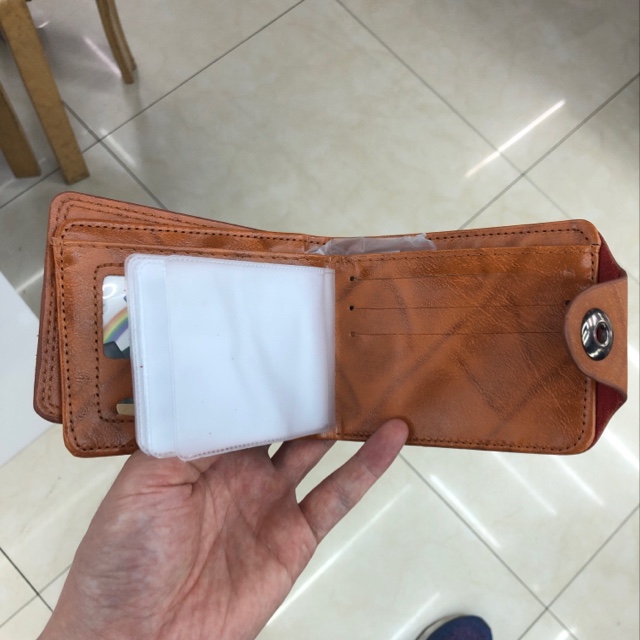 Short men's wallet Specification image