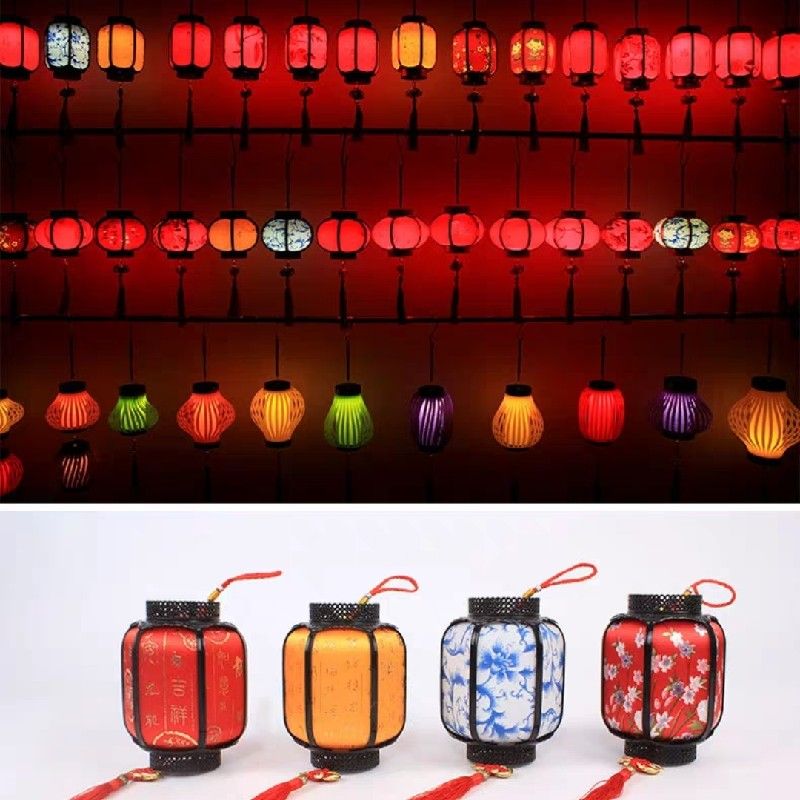 Yiwu quality antique battery music portable stage lights, Mid-Autumn and Lantern Festival lights Specification image