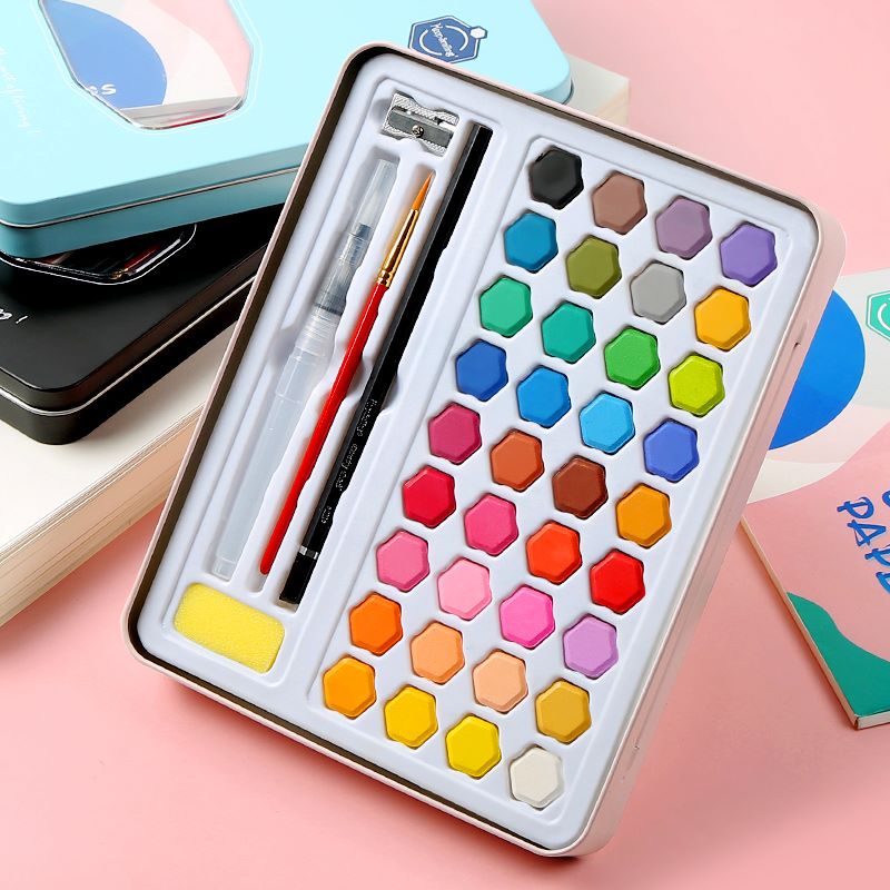 36 color solid watercolor set thumbnail