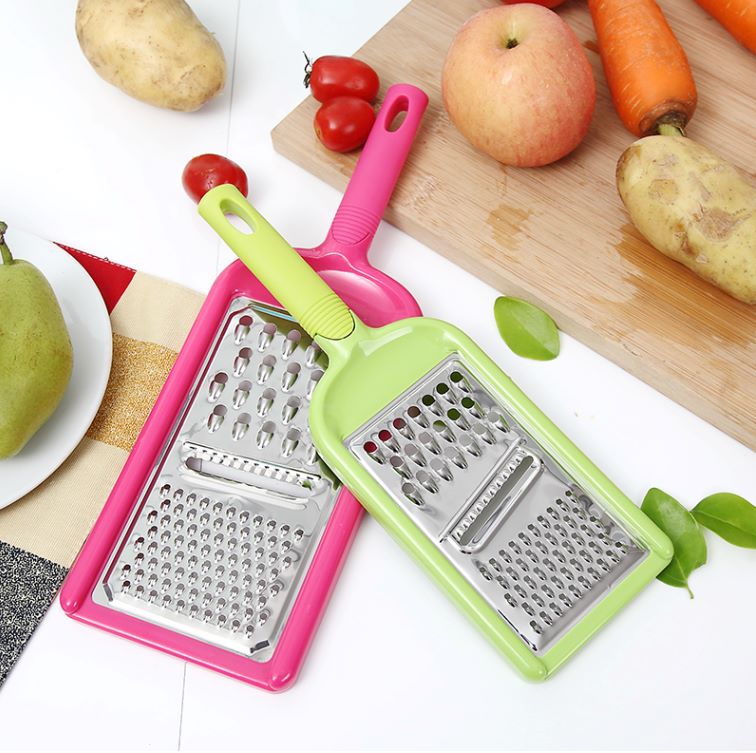 Yiwu Selection grater thick strip cut strip big hole difference cutting board manual canteen lettuce fillet potato chips multi-purpose