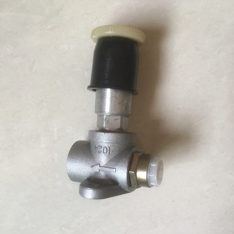 Russian truck hand pump, air relief valve, Kamaz hand pump 37.1141010