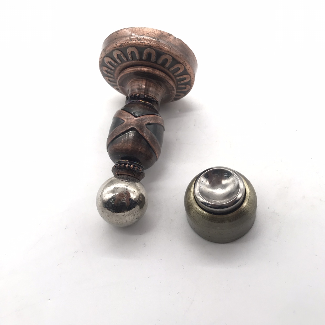 Shuzan hardware accessories, shackle type, computer office desk wiring box, door stop, floor bump, anti-collision door bump, practical tools Specification image