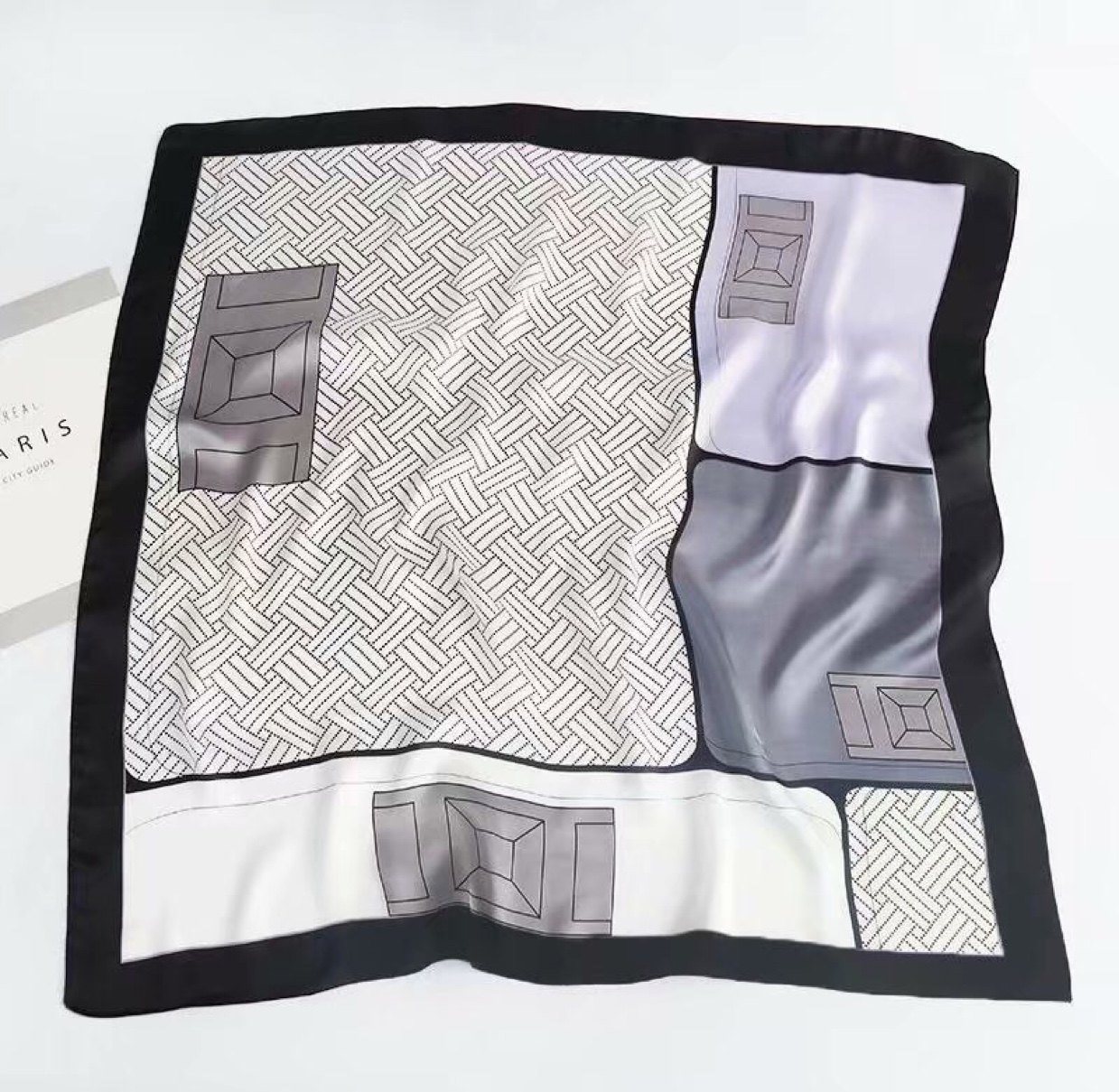 韩式新品小方巾丝巾女70x70小丝巾公主四方巾脖子春秋季方巾详情图6