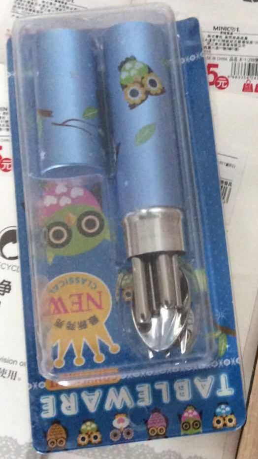 Popular stand products convenient folding chopsticks spoon set