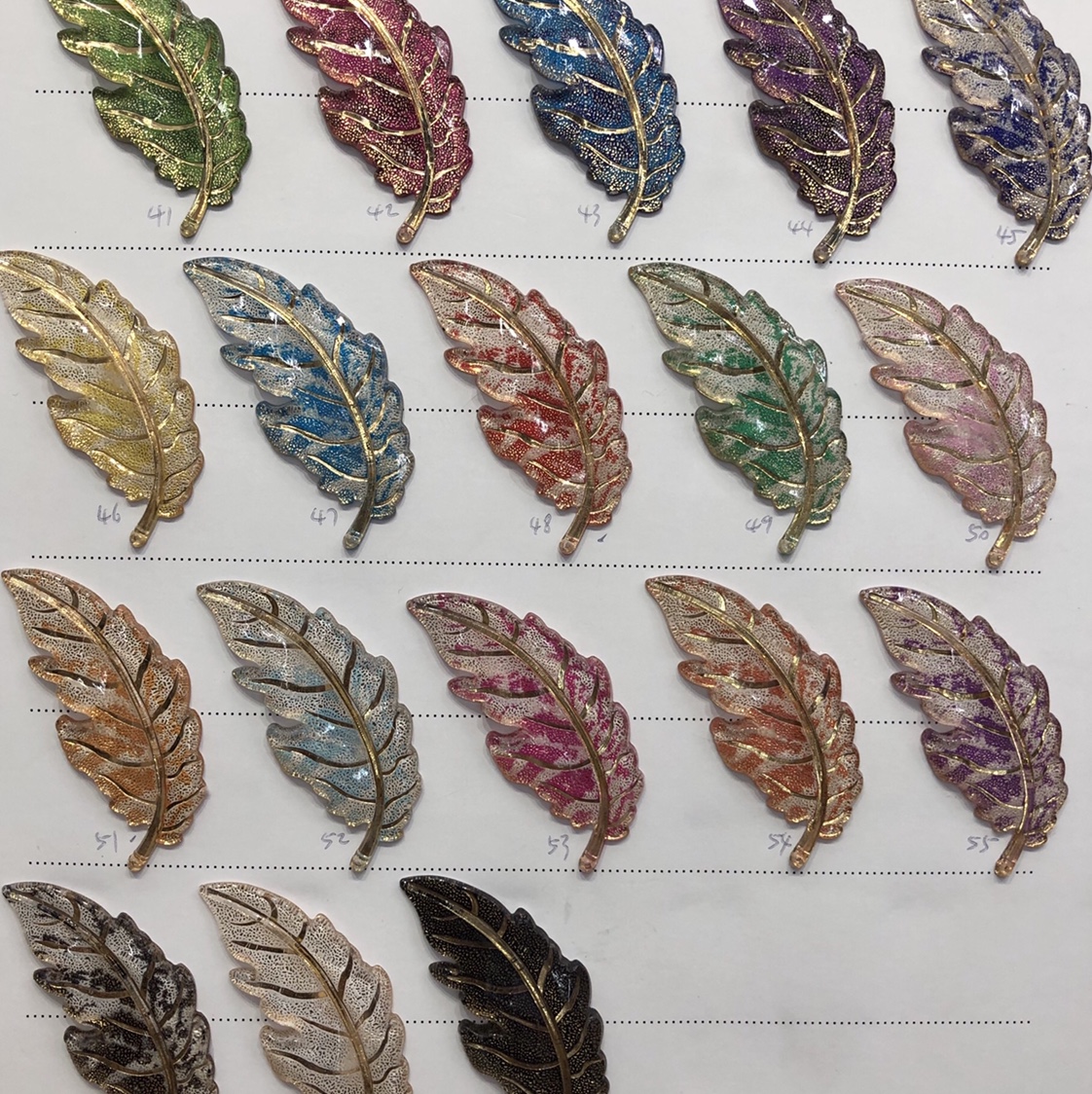 Colorful Feather 28X61diy Accessories Application Scenario