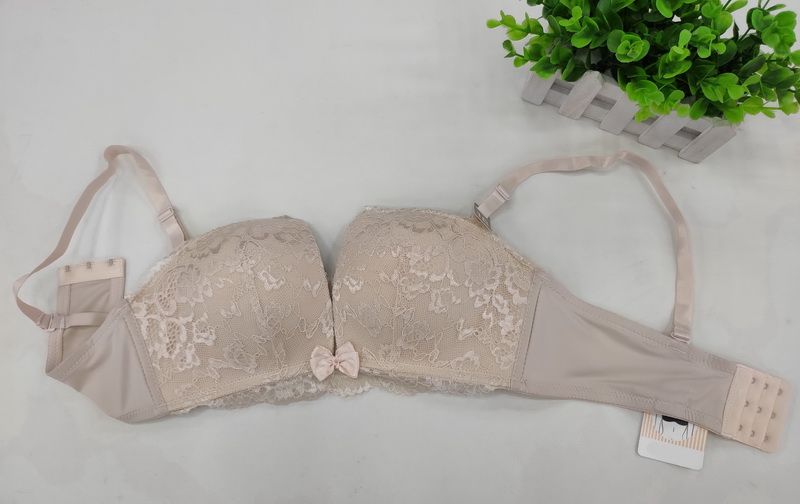 Yiwu good goods CV9E013RE no underwire lace + nylon fabric, nylon fabric thumbnail