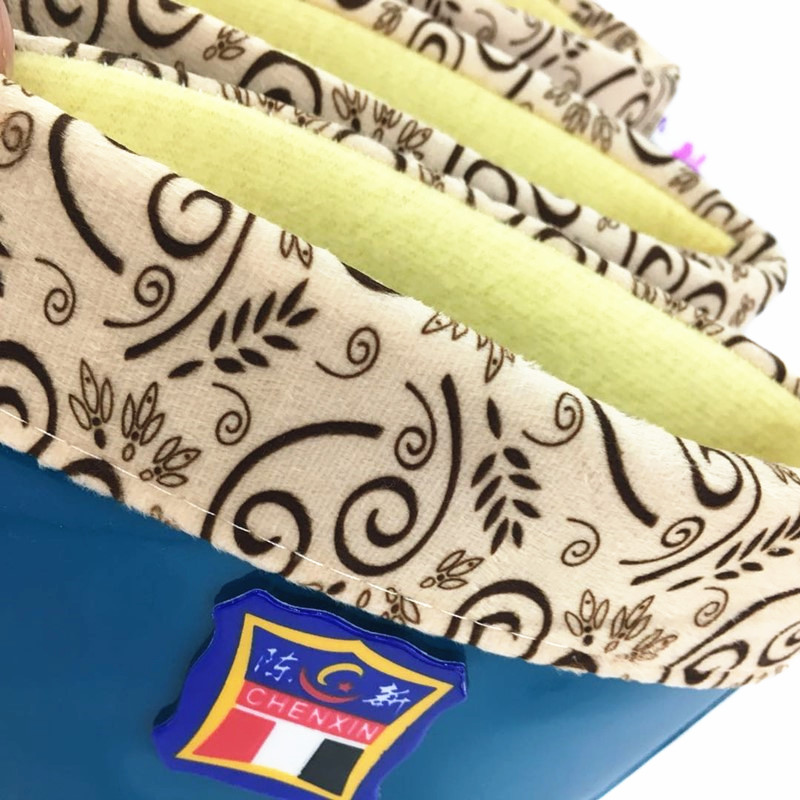 义乌好货 中筒多色防水雨鞋 两用带绒牛津底雨鞋 防滑耐穿耐用详情图2