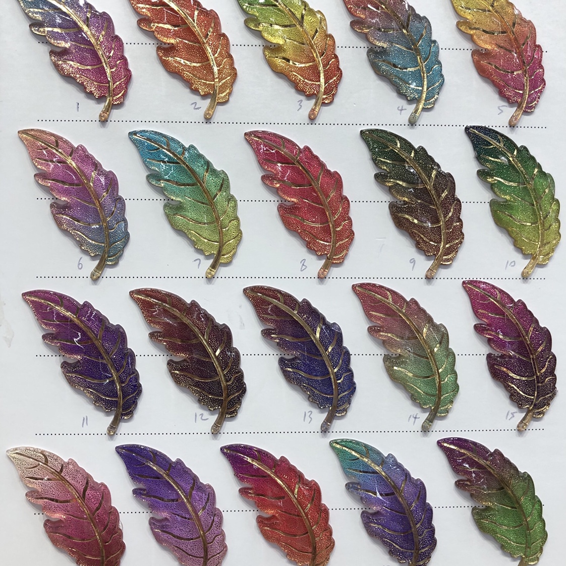 Colorful Feather 28X61diy Accessories details Picture