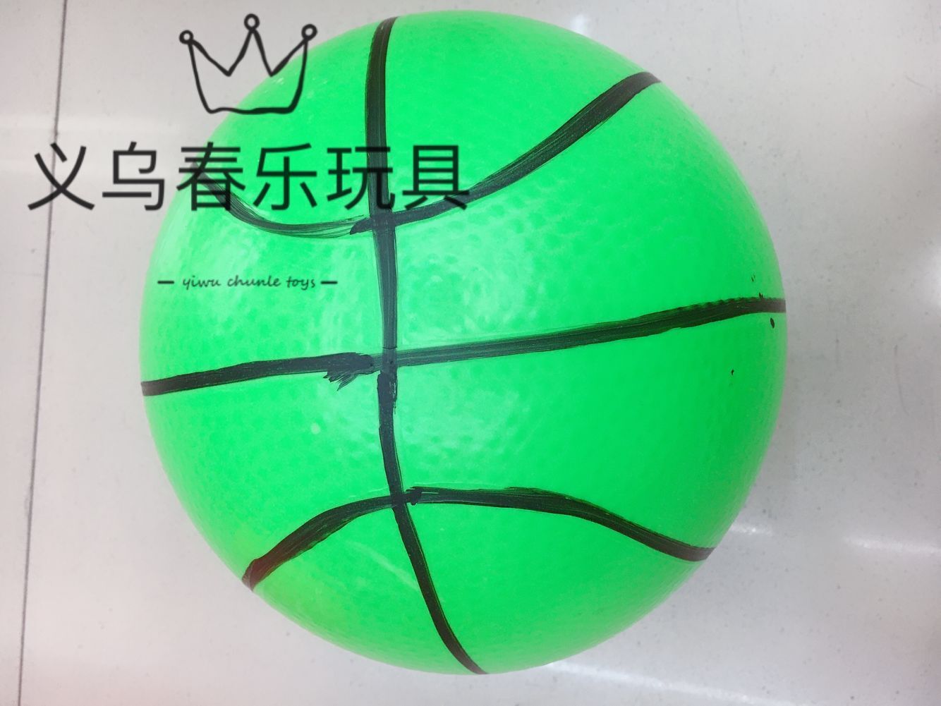 8寸多色加厚划线篮球 儿童玩具充气小皮球 婴幼儿拍拍球 厂家供应详情10