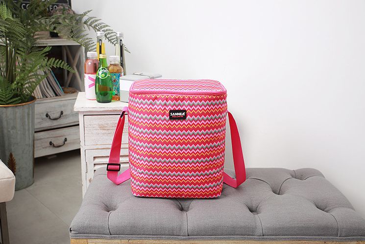 SANNE's new lunch bag, Amazon cold insulation aluminum film insulated bag, crossbody convenient picnic bag, ice storage bag Item Picture