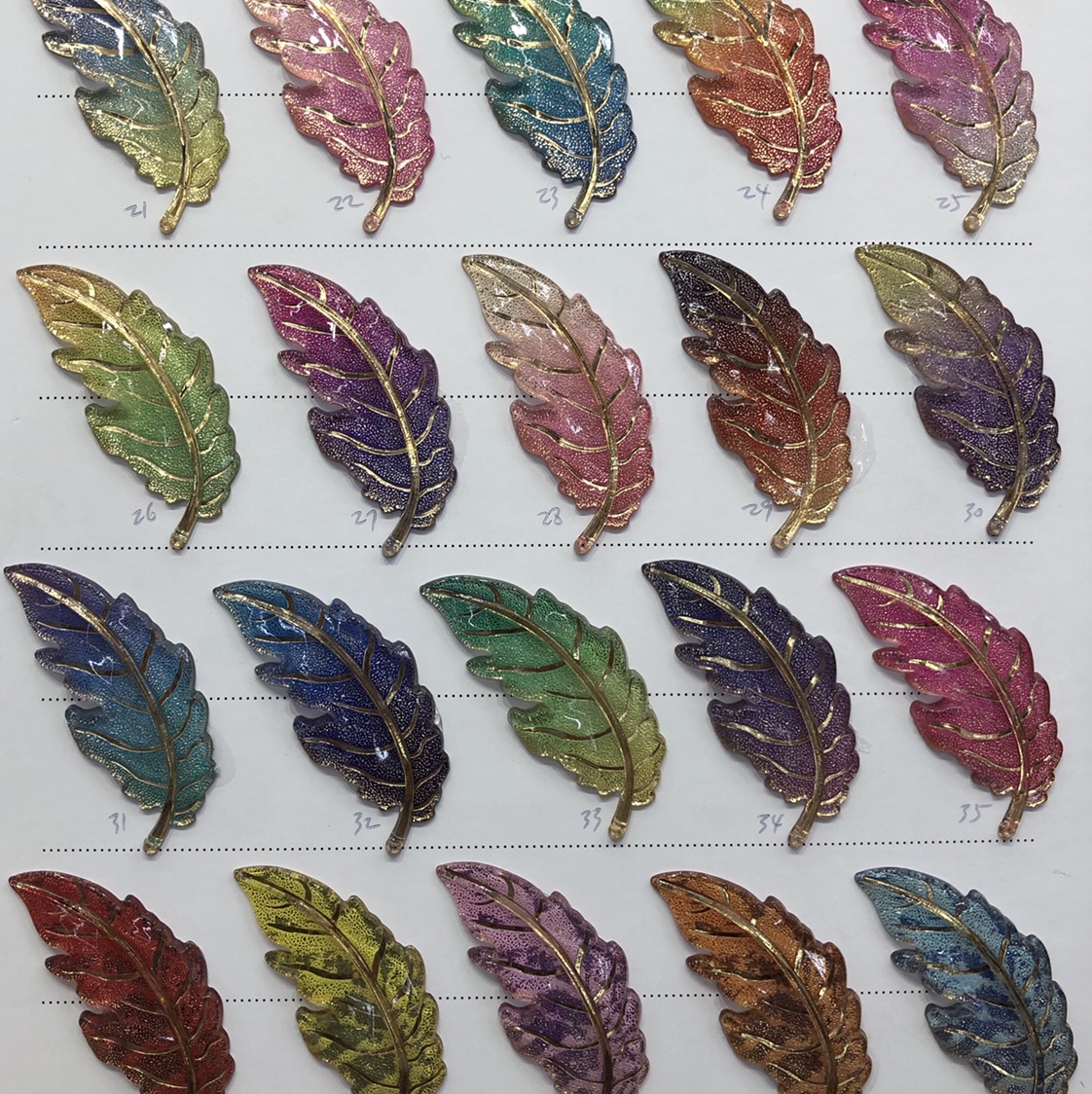 Colorful Feather 28X61diy Accessories Specification drawing