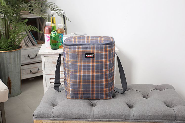 SANNE's new lunch bag, Amazon cold insulation aluminum film insulated bag, crossbody convenient picnic bag, ice storage bag undefined