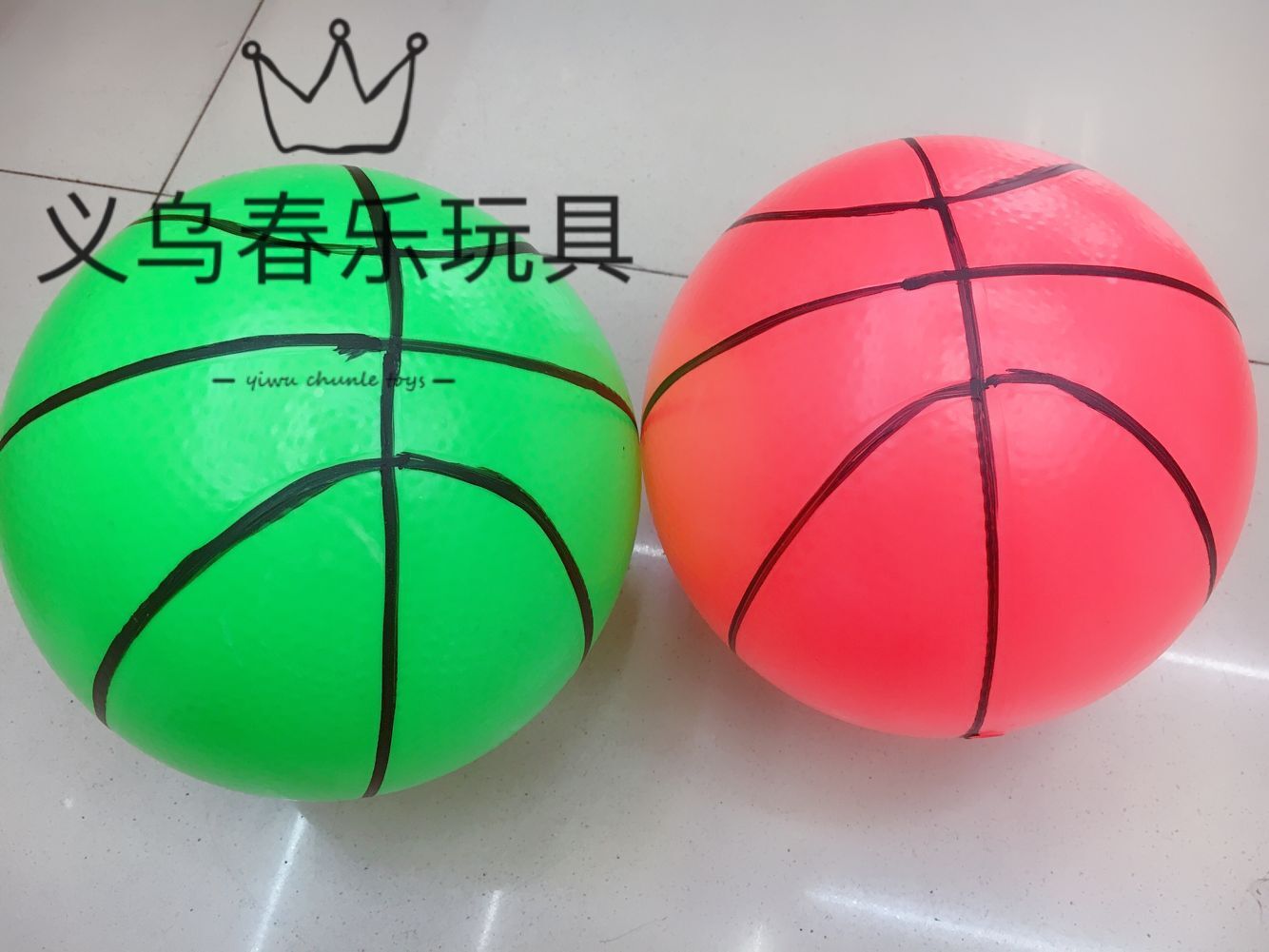 8寸多色加厚划线篮球 儿童玩具充气小皮球 婴幼儿拍拍球 厂家供应详情15