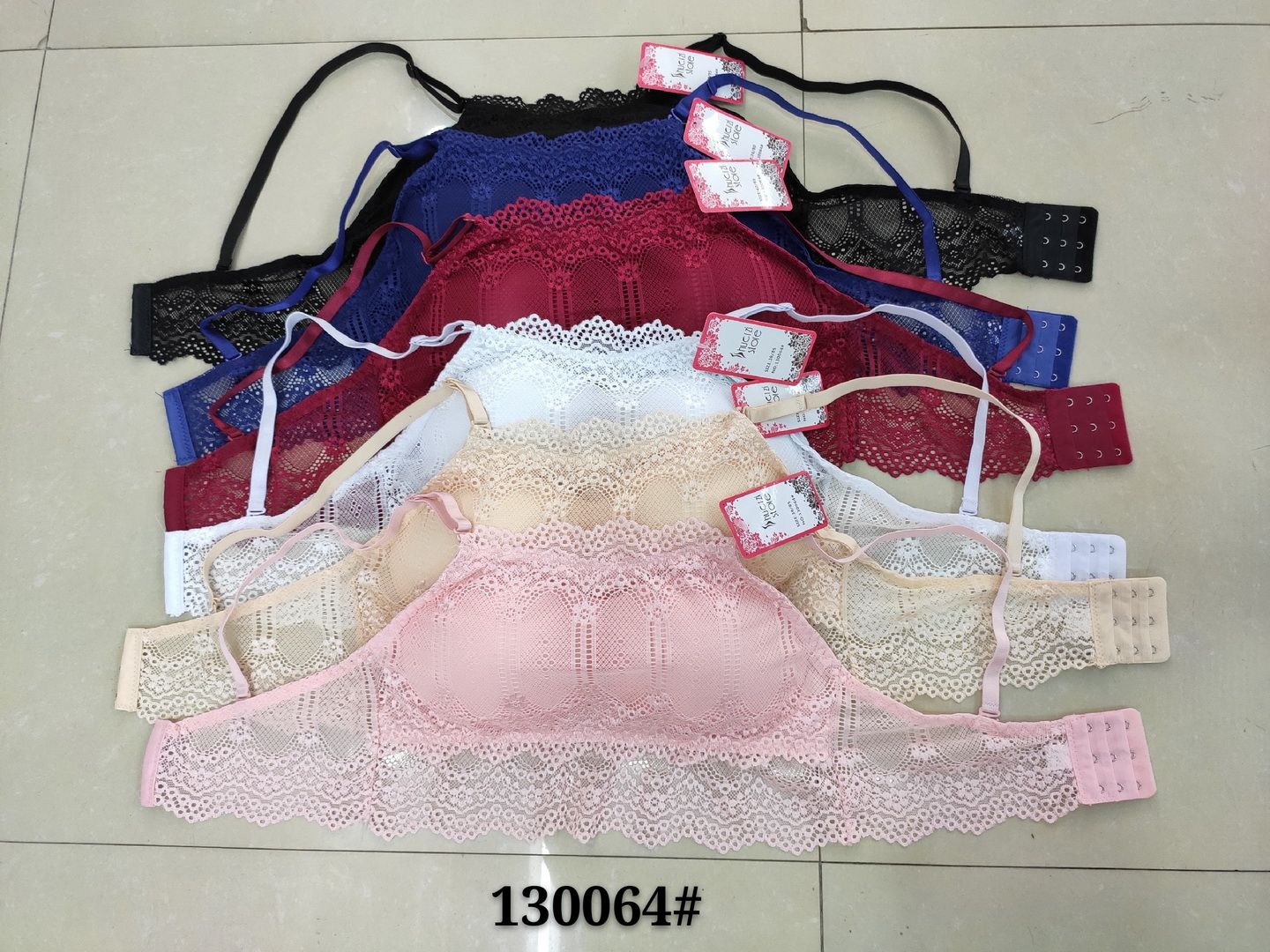 Yiwu Haohuo 130064# Full lace bra vest Bra without underwire thumbnail