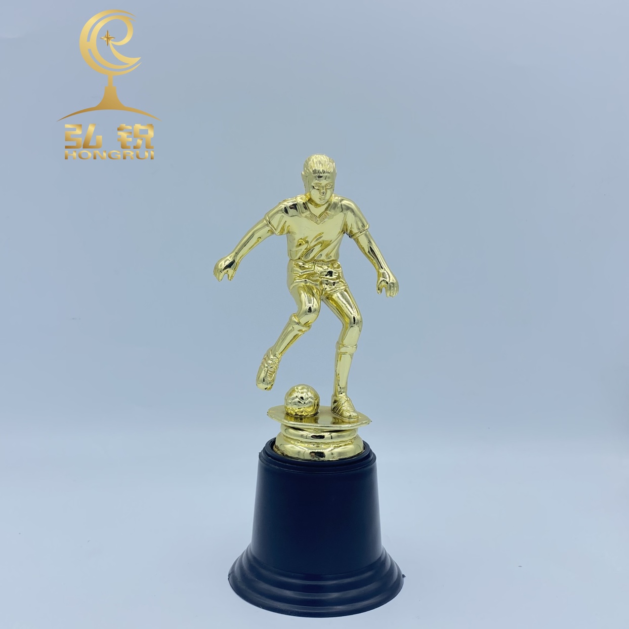 Football plastic trophy creative Trophy competition award prize can be customized logo Yiwu Selection thumbnail