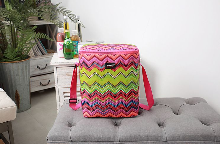 SANNE's new lunch bag, Amazon cold insulation aluminum film insulated bag, crossbody convenient picnic bag, ice storage bag Specification image