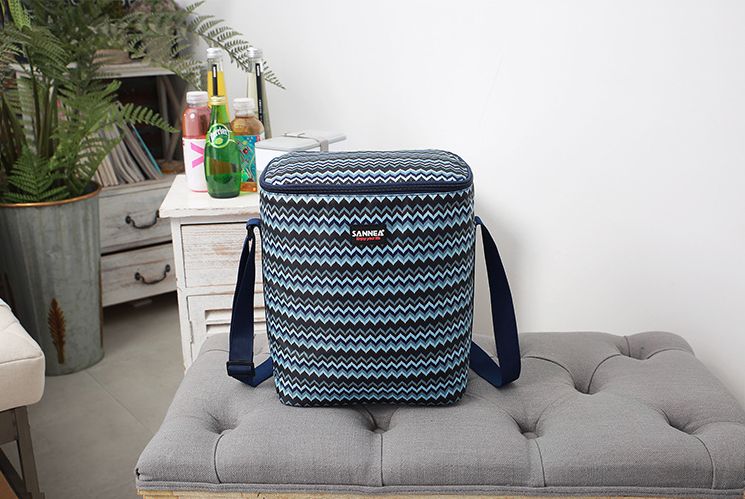 SANNE's new lunch bag, Amazon cold insulation aluminum film insulated bag, crossbody convenient picnic bag, ice storage bag details Picture