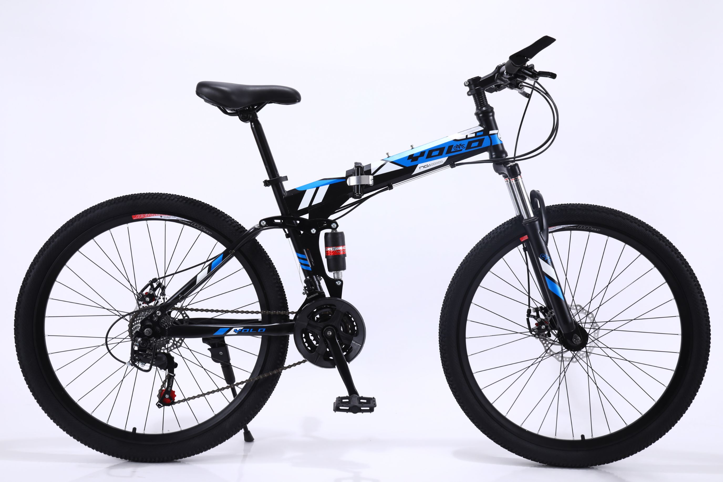 Bicycle 26 "21 speed folding bike bar mountain bike factory direct sale