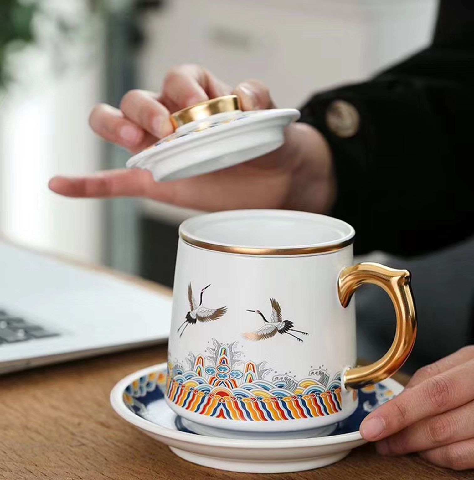 Yiwu's fine decorative handicrafts, Feihe printed tea sets Specification image