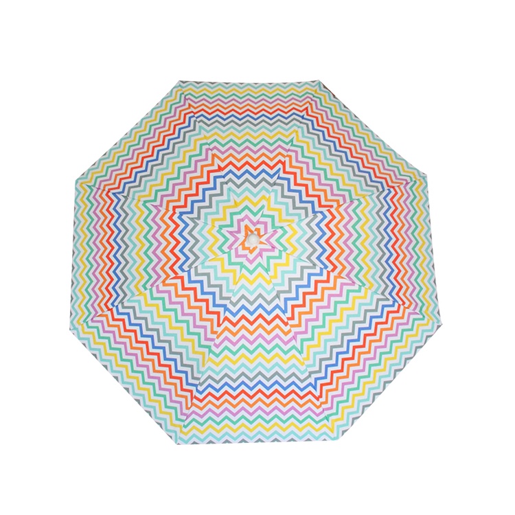 沙滩伞波浪条纹可定制logo广告产品图