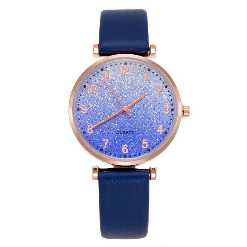 New Lady's Starry Sky diamond-encrusted leather strap student watch, trendy, individual, fashionable, classic and simple watch 18820/71