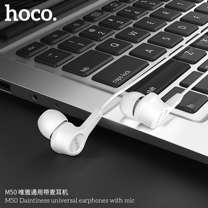 浩酷 M50唯雅通用带麦耳机入耳式立体声线控通用原装手机专用耳机详情图8