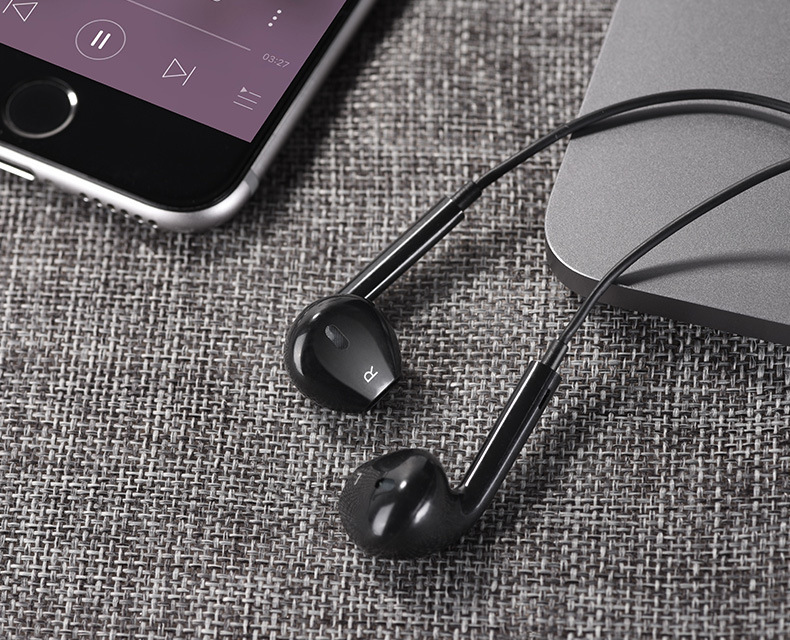 浩酷 M55 忆音线控带麦耳机适用苹果6入耳式耳机K歌手机耳塞通用详情图8