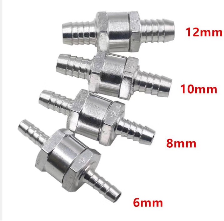 Stepped fuel one-way check valve, 6mm,8mm, 10mm, 12mm