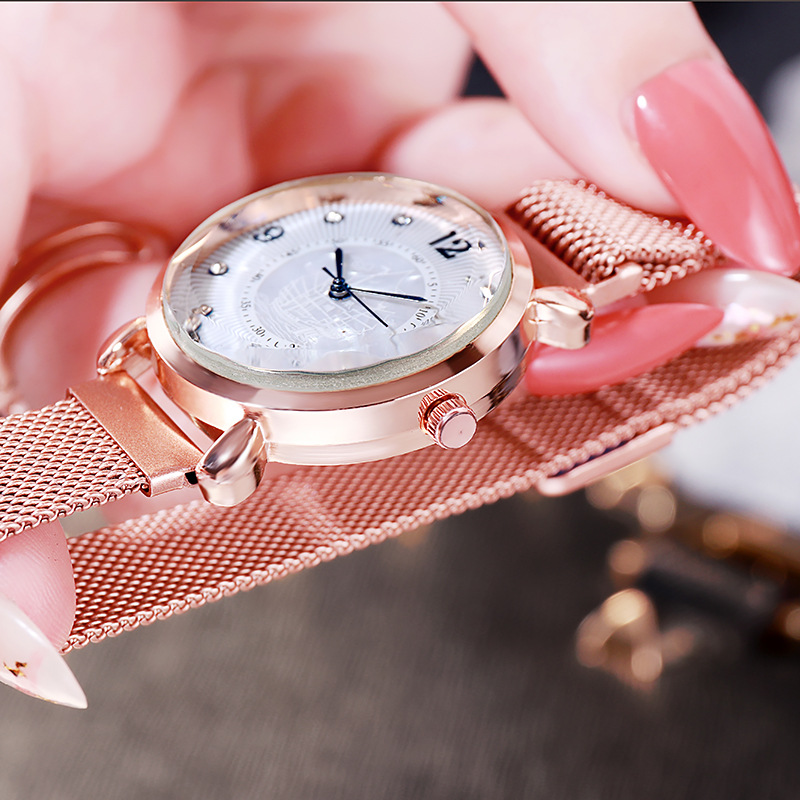厂家直销女士腕表懒人手表数字简约石英表一件代发详情图9