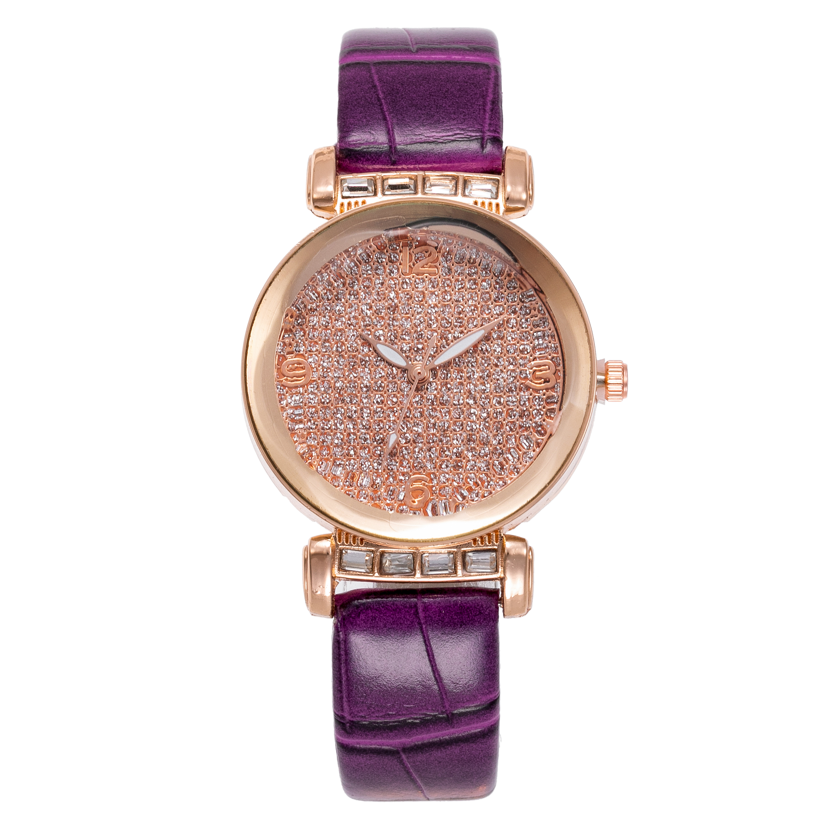 Nueva mujer gypsophila con diamantes brazalete piel correa estudiante reloj tendencia personalidad 18820/70 detail image 2