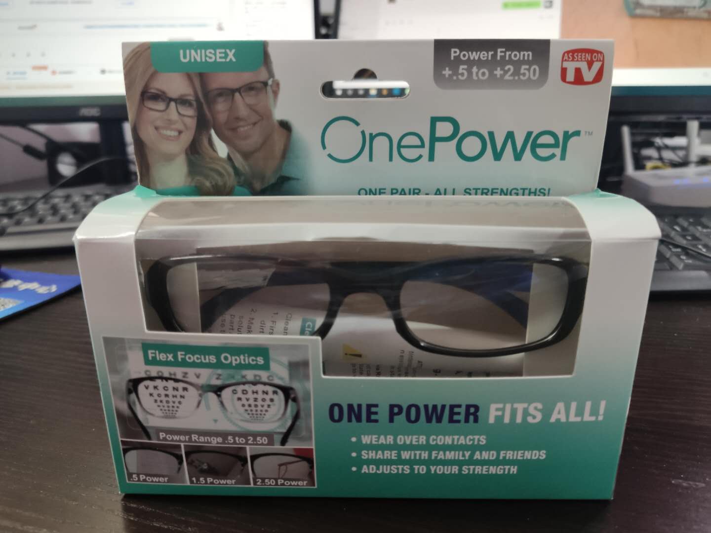 老花镜新款老花镜眼镜one power reader自动对焦眼镜树脂高清通用详情图1