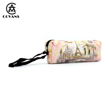 热销PU皮革数码印花 学生通用笔袋文具袋 来图订制 厂家直销