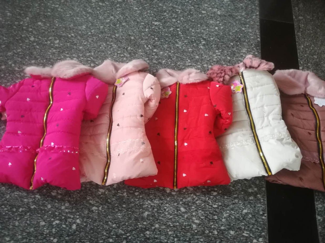 Little Girl Foreign Trade Cotton-padded Jacket 001 full figure