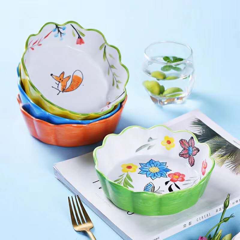 Creative Ceramic, Lotus Fruit Bowl details Picture