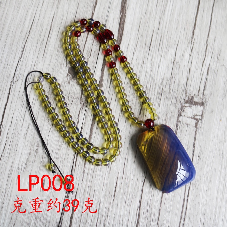 蜜蜡蓝珀方牌产品图