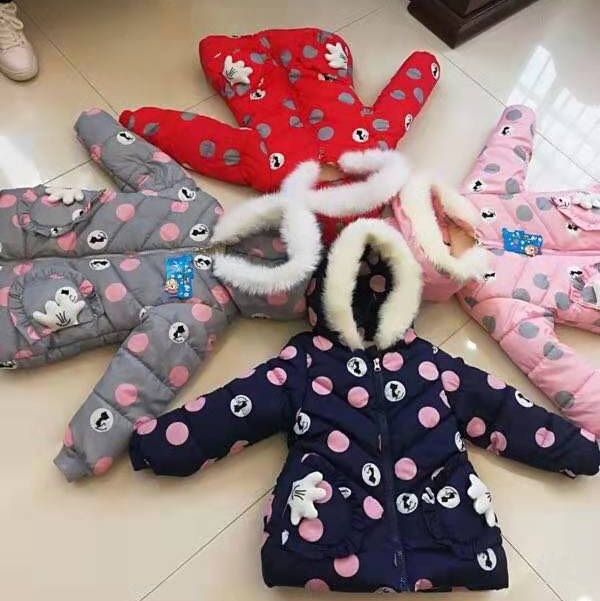 Little Girl Foreign Trade Cotton-padded Jacket 006 full figure