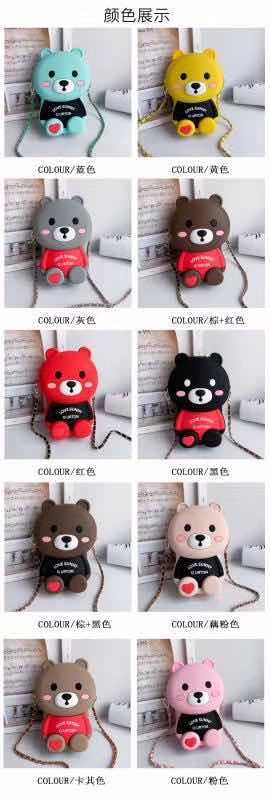 Silicone bear baby bear satchel thumbnail