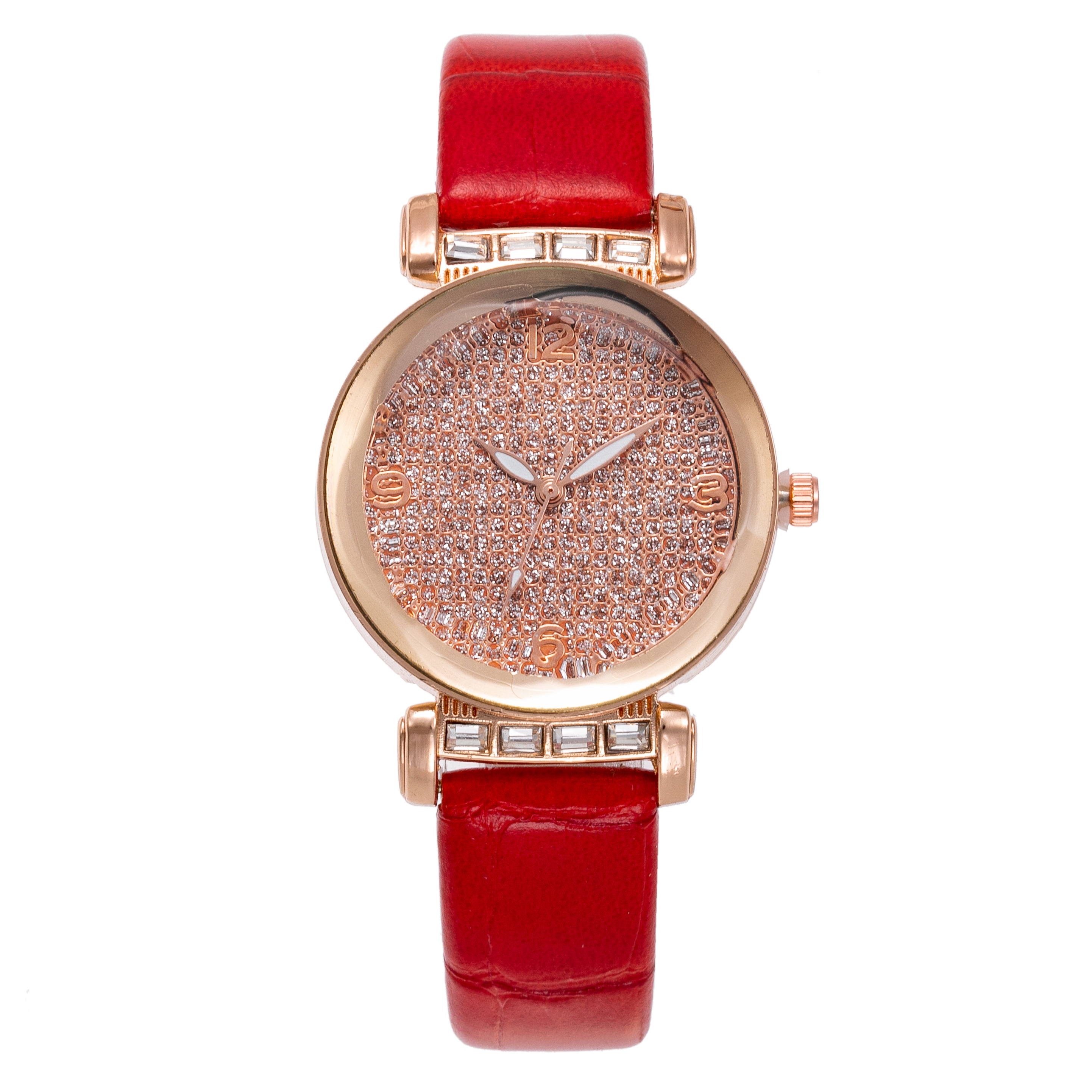 Nueva mujer gypsophila con diamantes brazalete piel correa estudiante reloj tendencia personalidad 18820/70 detail image 7