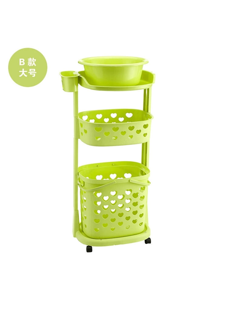 European-style underwear storage basket combination set, dirty clothes basket, large laundry storage basket, multi-layer bathroom sundries rack 3595 details Picture
