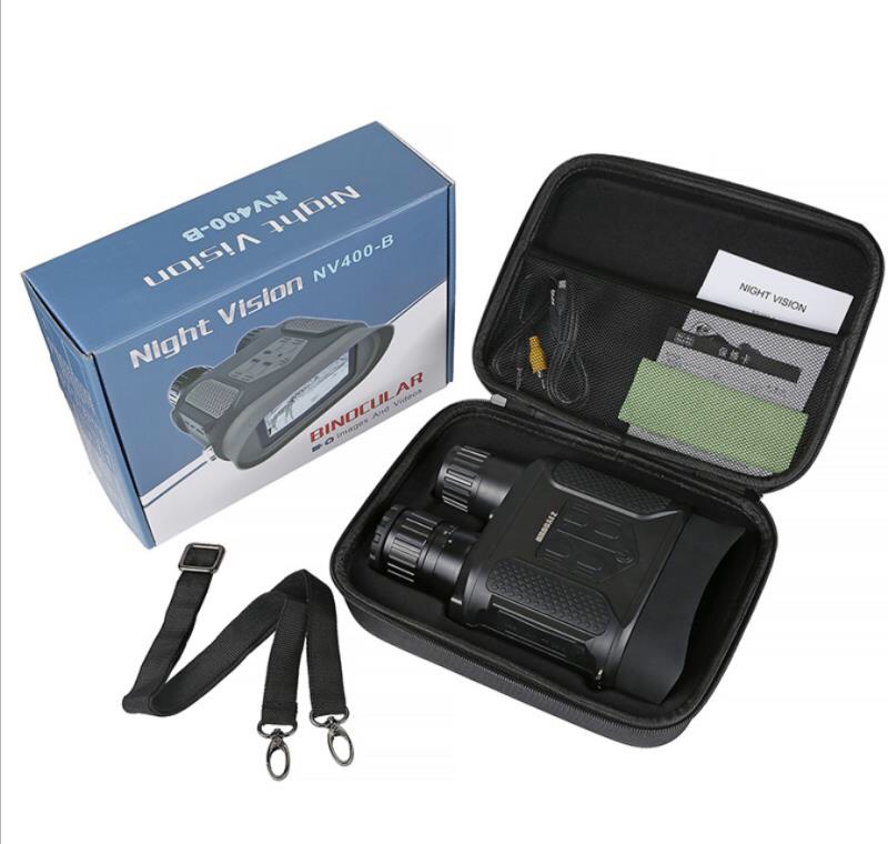 NV400B wide-screen infrared night vision device, binocular digital telescope, zoom high-definition night vision goggles Item Picture