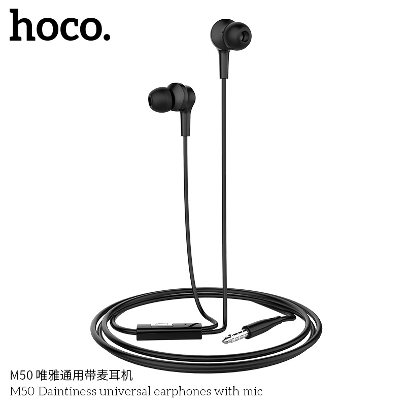 浩酷 M50唯雅通用带麦耳机入耳式立体声线控通用原装手机专用耳机详情图6
